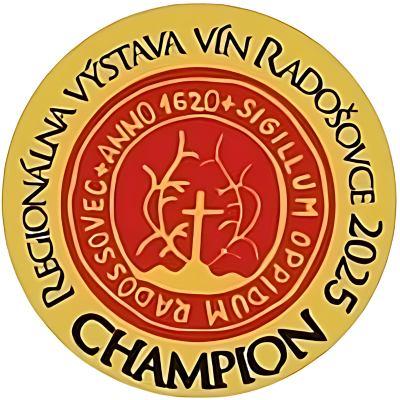 Výstava vín Radošovce 2025 - vítěz odrůdy medaile